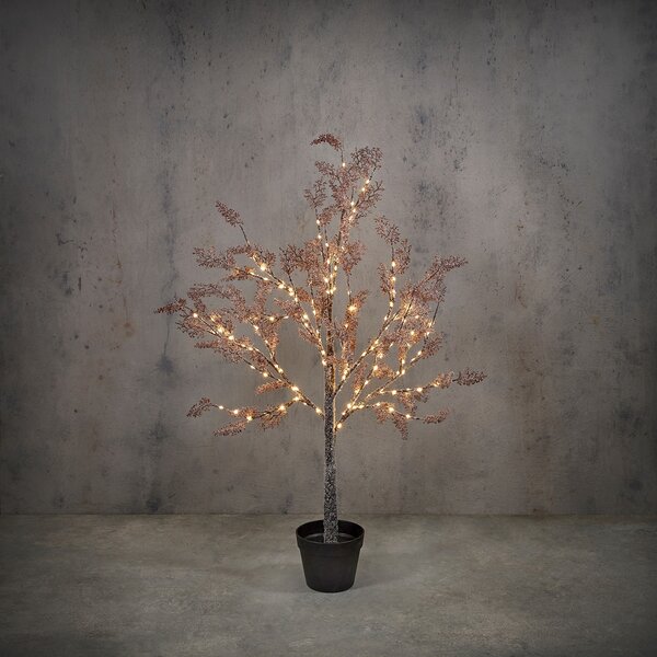 Vánoční venkovní stojací lampa strom 120 cm vč. LED s časovačem IP44 - Fuyu