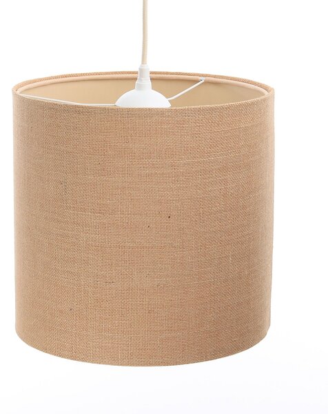 BPS koncept Závěsné svítidlo BOHO, 1xE27, ø 30 cm, v. 40 cm Barva: Lněná béžová