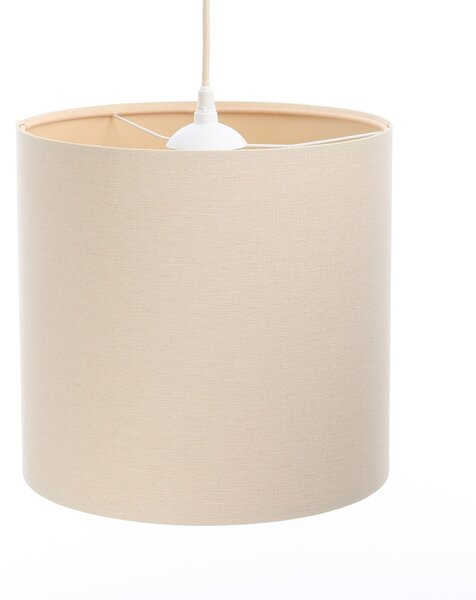 BPS koncept Závěsné svítidlo BOHO, 1xE27, ø 30 cm, v. 40 cm Barva: Lněná béžová