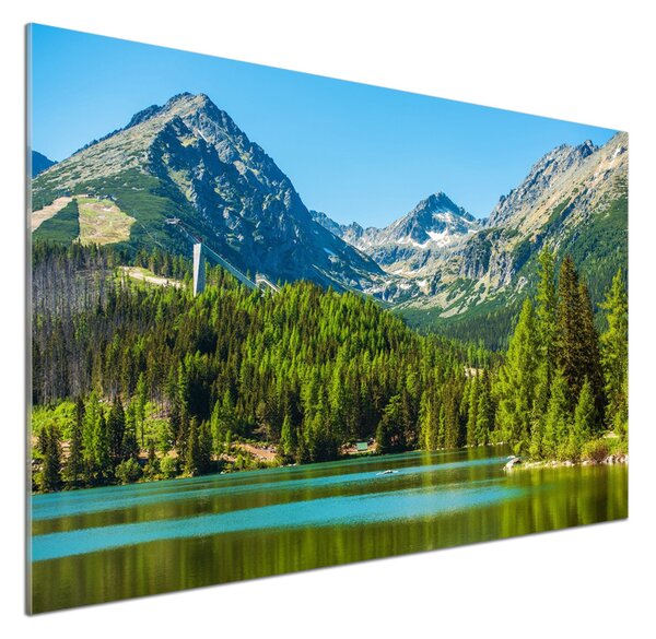 Panel do kuchyně Jezero v horách pksh-85133494
