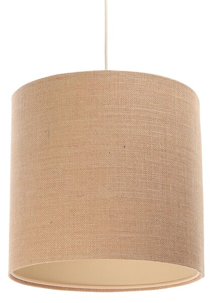 BPS koncept Závěsné svítidlo BOHO, 1xE27, ø 30 cm, v. 40 cm Barva: Lněná béžová