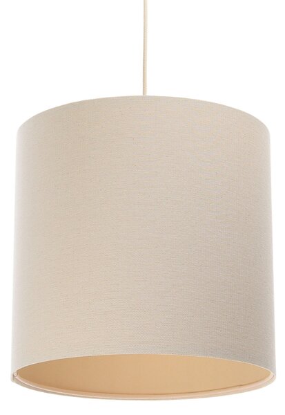 BPS koncept Závěsné svítidlo BOHO, 1xE27, ø 30 cm, v. 40 cm Barva: Lněná béžová