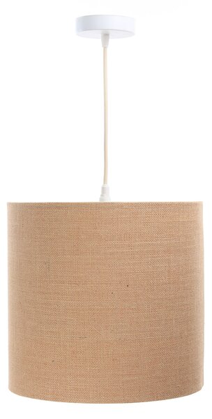 BPS koncept Závěsné svítidlo BOHO, 1xE27, ø 30 cm, v. 40 cm Barva: Lněná béžová