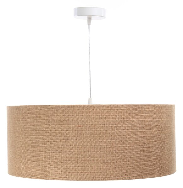 BPS koncept Závěsné svítidlo BOHO, 1xE27, ø 50 cm, v. 20 cm Barva: Bílé dřevo