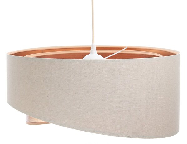 BPS koncept Závěsné svítidlo BOHO, 1xE27, v. 20 cm Barva: Béžová