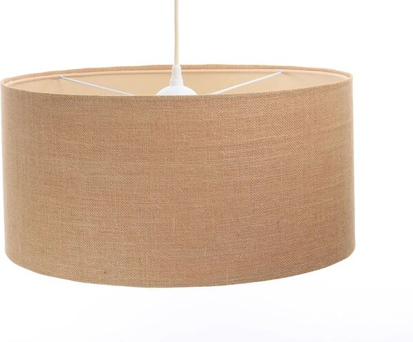 BPS koncept Závěsné svítidlo BOHO, 1xE27, ø 60 cm Barva: Lněná béžová