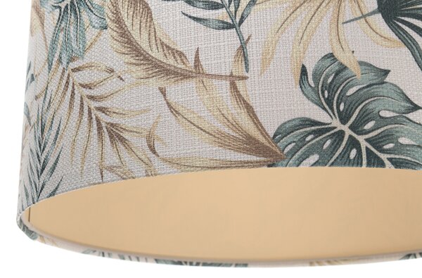 BPS koncept Závěsné svítidlo BOHO, 1xE27, ø 40 cm, v. 25 cm Barva: Konopná béžová