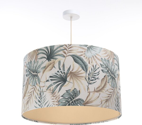 BPS koncept Závěsné svítidlo BOHO, 1xE27, ø 40 cm, v. 25 cm Barva: Konopná béžová