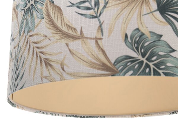 BPS koncept Závěsné svítidlo BOHO, 1xE27, ø 40 cm, v. 25 cm Barva: Konopná béžová