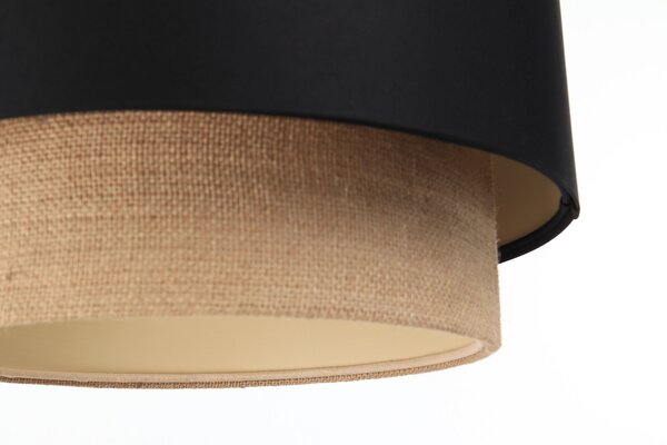 BPS koncept Závěsné svítidlo BOHO 2 kruhy, 1xE27, ø 40 cm, v. 25 cm