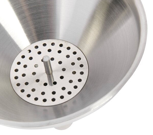 Trychtýř KitchenCraft 13 cm s odnímatelným filtrem KCFUNNELSS