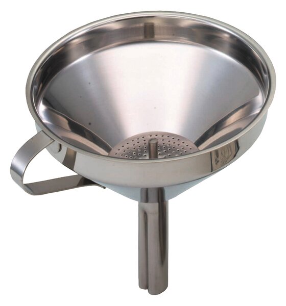 Trychtýř KitchenCraft 13 cm s odnímatelným filtrem KCFUNNELSS