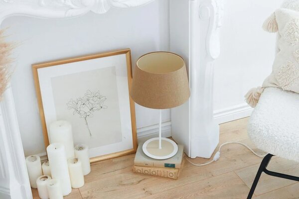 BPS koncept Stolní lampa BOHO, 1xE27, v. 47 cm Barva: Jutová