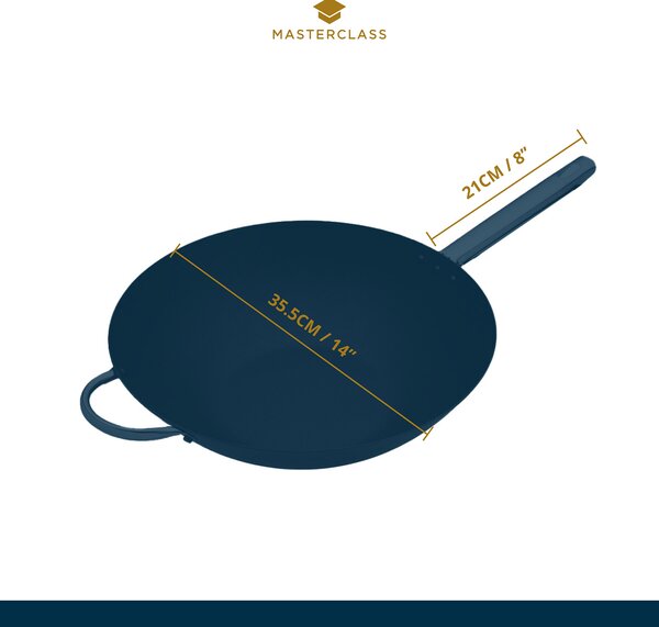 Wok pánev MasterClass pro rychlé smažení, 35 cm MCCWOK3
