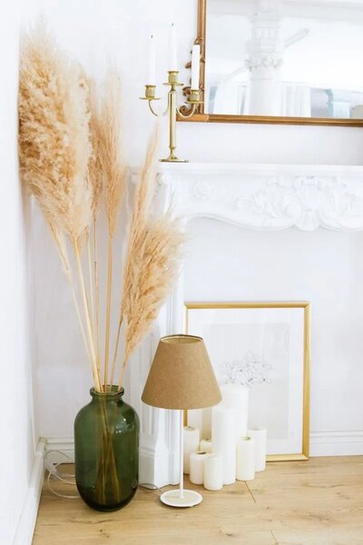 BPS koncept Stolní lampa BOHO, 1xE27, v. 49 cm Barva: Jutová