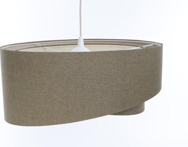 BPS koncept Závěsné svítidlo BOHO šedé, 1xE27, ø 40 cm Barva: Černá