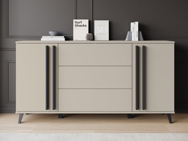 Komoda Kegalo 150, Barva: dub artisan / grafit černý + dub artisan 5903211434822