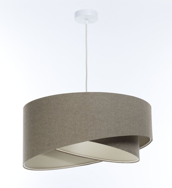 BPS koncept Závěsné svítidlo BOHO šedé, 1xE27, ø 40 cm Barva: Černá