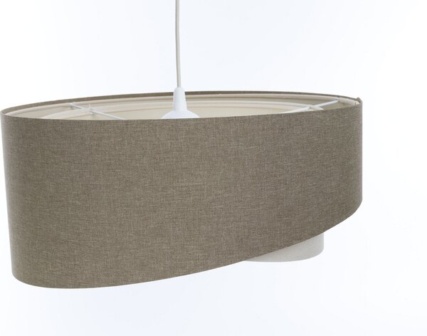BPS koncept Závěsné svítidlo BOHO šedé, 1xE27, ø 40 cm Barva: Černá