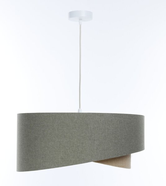 BPS koncept Závěsné svítidlo BOHO zelené, 1xE27, ø 40 cm Barva: Šedá