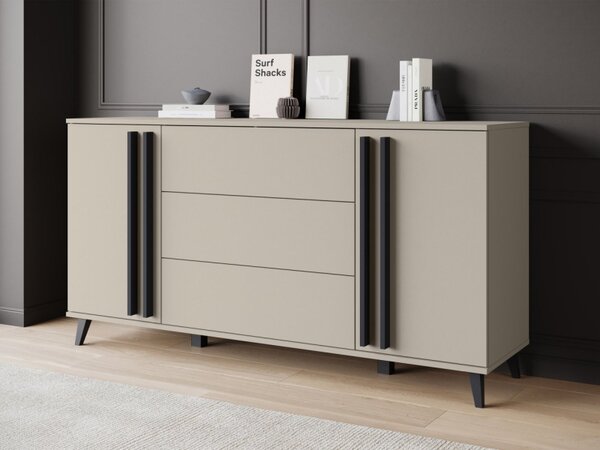 Komoda Kegalo 150, Barva: dub artisan / grafit černý + dub artisan 5903211434822