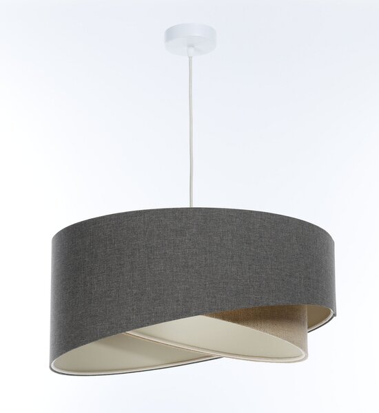 BPS koncept Závěsné svítidlo BOHO černé, 1xE27, ø 40 cm Barva: Černá