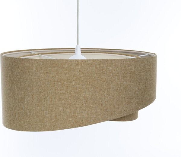 BPS koncept Závěsné svítidlo BOHO hnědé, 1xE27, ø 40 cm Barva: Hnědá