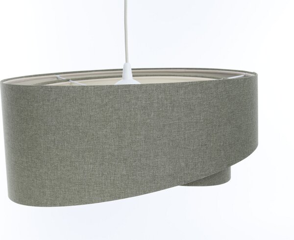 BPS koncept Závěsné svítidlo BOHO zelené, 1xE27, ø 60 cm Barva: Béžová