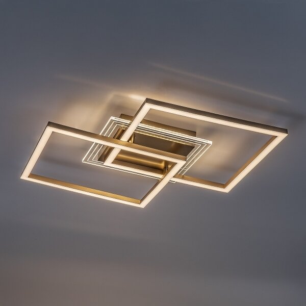 Rabalux 71489 - LED Stropní svítidlo OTTAVIA LED/28W/230V 3000K 47x70 cm zlatá