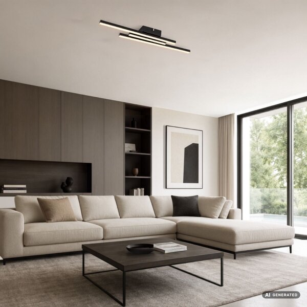 Rabalux 71528 - LED Stropní svítidlo LIRIEN LED/18W/230V 3000K černá