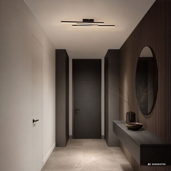 Rabalux 71528 - LED Stropní svítidlo LIRIEN LED/18W/230V 3000K černá