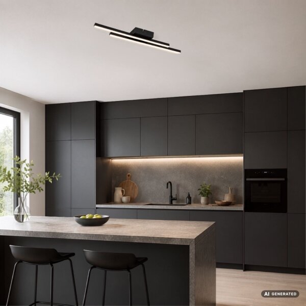 Rabalux 71490 - LED Stropní svítidlo LIRIEN LED/12W/230V 4000K černá