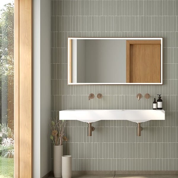 Oltens Nordlis zrcadlo 60x120 cm obdélníkový s osvětlením s vyhřívací podložkou 64107610