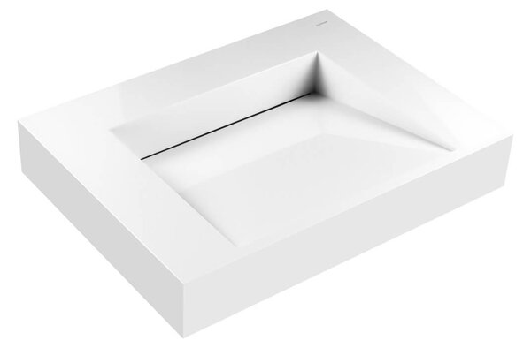 Oltens Stila umyvadlo 60x45 cm obdélníkový klasický bílá lesk 40000000