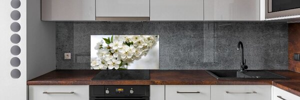 Dekorační panel sklo Květy višně pksh-85335086