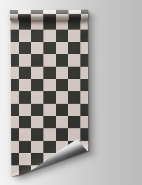 Fototapeta Černobílý kostkovaný vzor, Geometrické fototapety, Populární fototapety, w01922 - Tapeko.co.cz