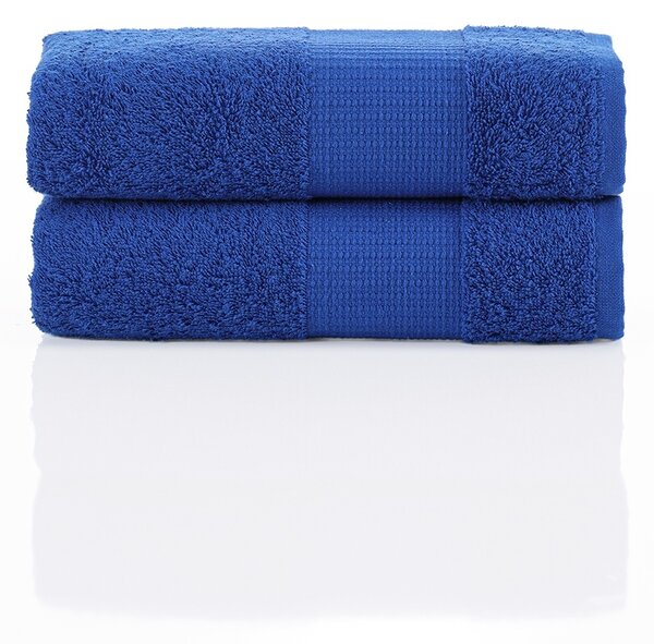 Bavlněný ručník Elite modrá, 50 x 100 cm, sada 2 ks, 50 x 100 cm