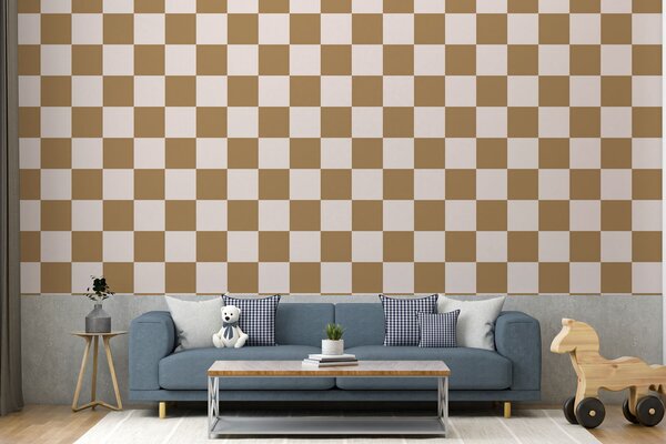 Fototapety Geometrická tapeta v hnědé barvě, Fototapety Vzory, w01922v3 : uwalls.cz