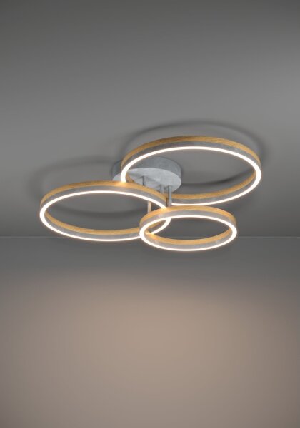 Eglo 39895 -LED Stmívatelný přisazený lustr CADINARO LED/12,5W/230V + 2xLED/15,5