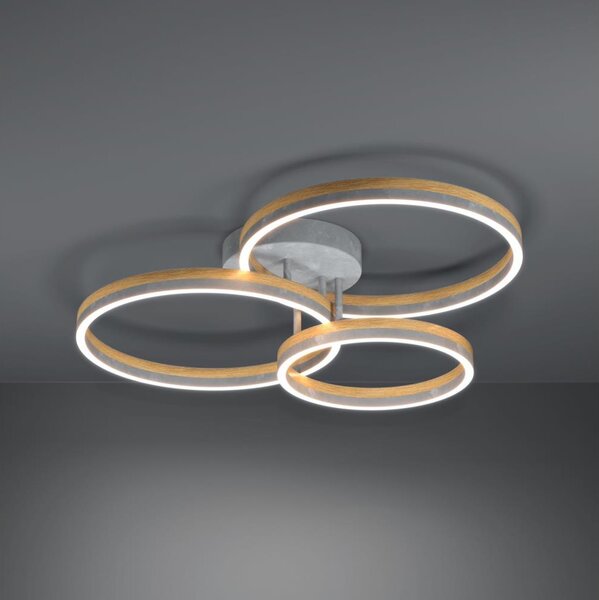Eglo 39895 -LED Stmívatelný přisazený lustr CADINARO LED/12,5W/230V + 2xLED/15,5