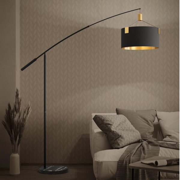Eglo 39966 - Stojací lampa TORTOLA 3xE27/40W/230V černá/zlatá