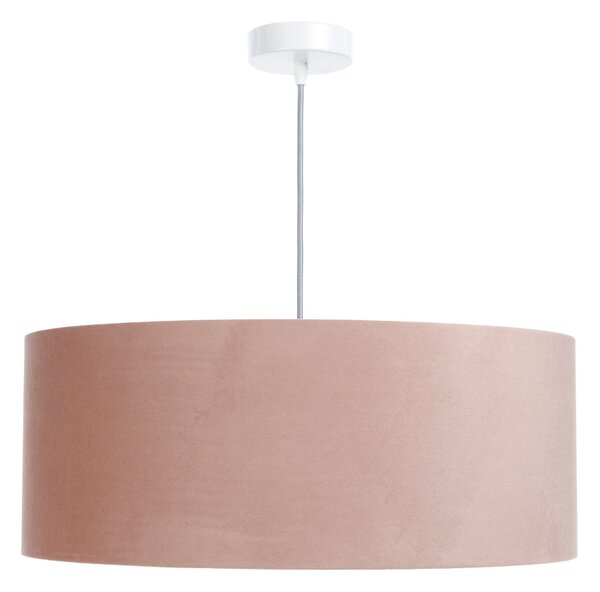 BPS koncept Závěsné svítidlo JASMIN růžové, 1xE27, ø 40 cm, v. 20 cm