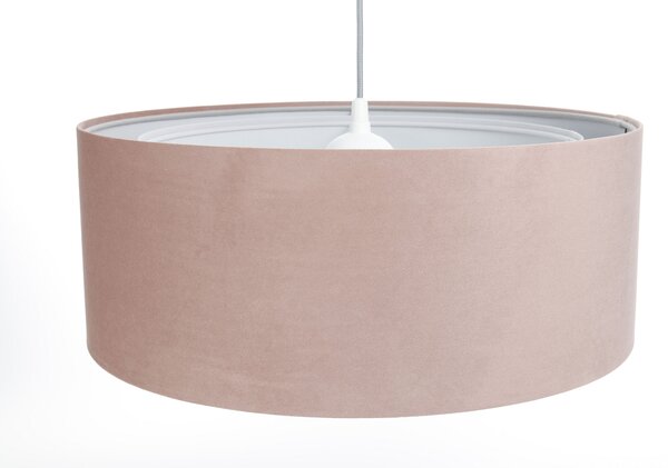 BPS koncept Závěsné svítidlo JASMIN růžové, 1xE27, ø 40 cm, v. 20 cm