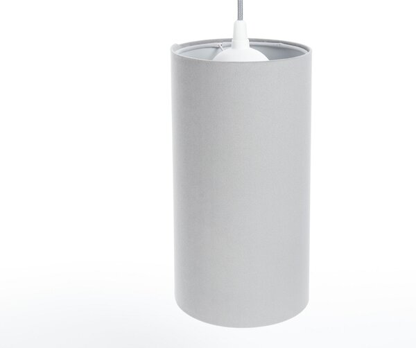BPS koncept Závěsné svítidlo JASMIN, 1xE27, v. 20 cm Barva: Šedá