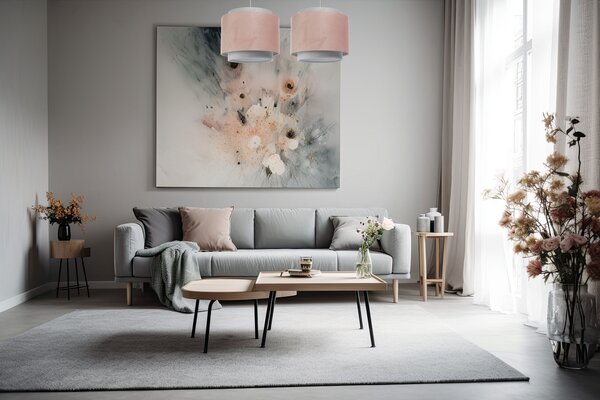 BPS koncept Závěsné svítidlo JASMIN, 1xE27, v. 95 cm