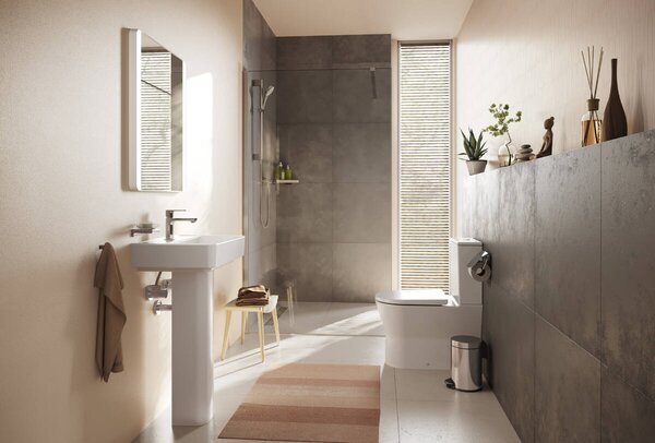 Hansgrohe Xanuia Q - Umyvadlo Compact 550x370mm s otvorem pro baterii, s přepadem, bílá 60209450