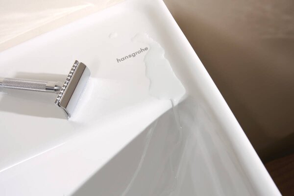 Hansgrohe Xanuia Q - Umyvadlo Compact 550x370mm s otvorem pro baterii, s přepadem, bílá 60209450