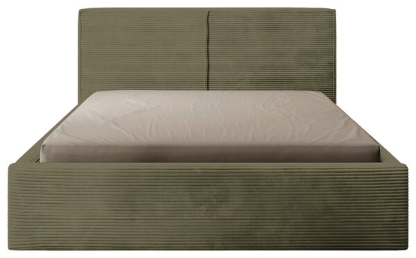 ČALOUNĚNÁ POSTEL, 140/200 cm, světle zelená P & B - Postele s úložným prostorem, Online Only