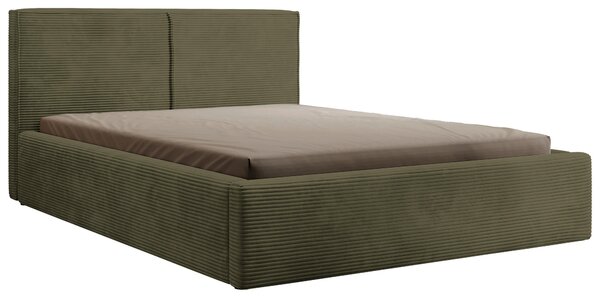 ČALOUNĚNÁ POSTEL, 140/200 cm, světle zelená P & B - Postele s úložným prostorem, Online Only