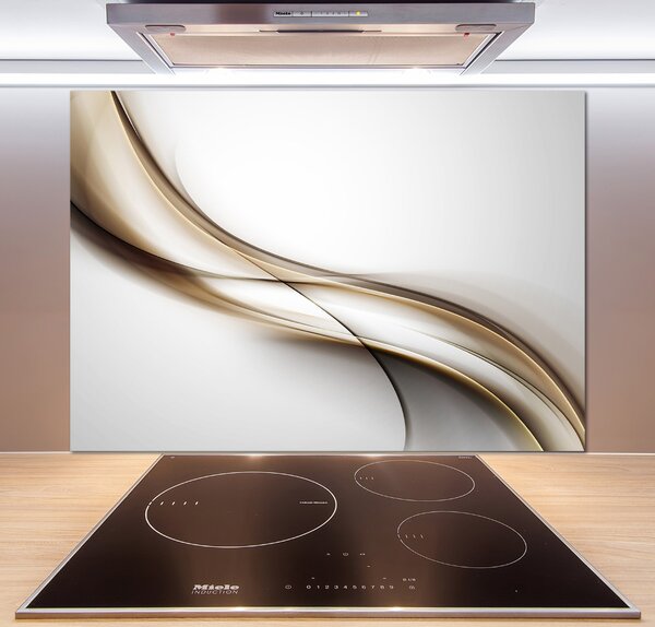 Dekorační panel sklo Hnědá vlna pksh-85720203